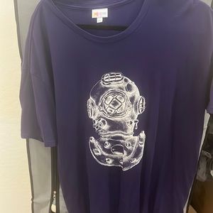 LLR t shirt unisex 2xl scuba diver shirt